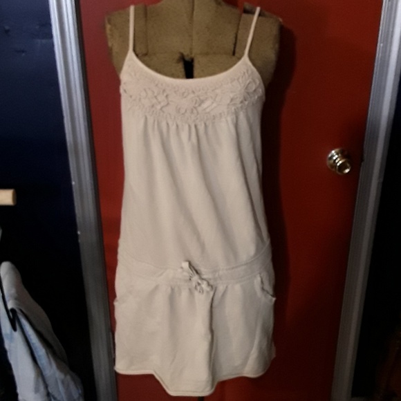 Victoria's Secret Dresses & Skirts - Victoria Secret tan tie waist dress.  Size S